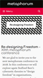 Mobile Screenshot of metaphorum.org